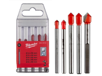 Set of drill bits for glass and ceramics 5 pcs. Milwaukee