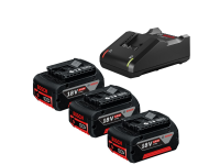 Charger set with 3 batteries Bosch 0615990L3T