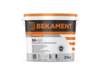 Bekament BK- Sil Facade silicone plaster, scratched, white 1.5 mm 25 kg