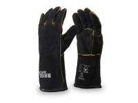Welding Gloves - Black, XL Rhinoweld GL121-712-001-011С подвижен палец и напълно оформени пръсти Подплата от трико на дланта Памучна подплата на маншета Изцяло зашит с кевларен конец