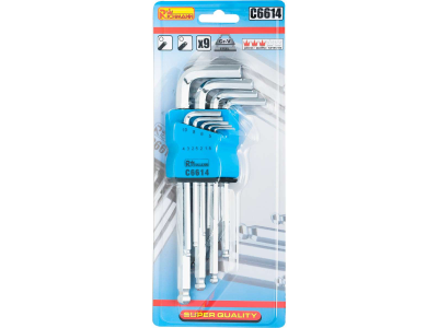 Hex keys 1.5-10mm 9 pcs Richmann C6614