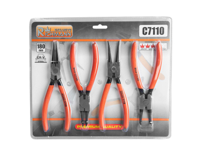 Circlip pliers 200mm 4 pcs Richmann C7120