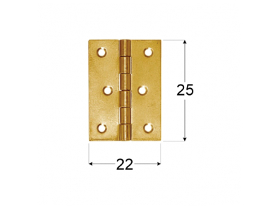 Door hinge ZS 25х22х0.7mm