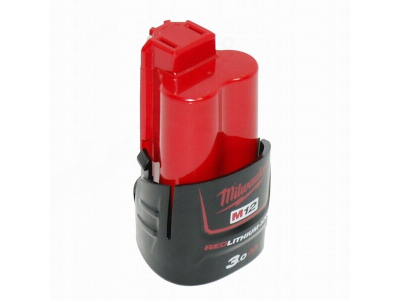 Rechargeable battery Milwaukee M12B3/ 12V, 3Ah, Li-Ion