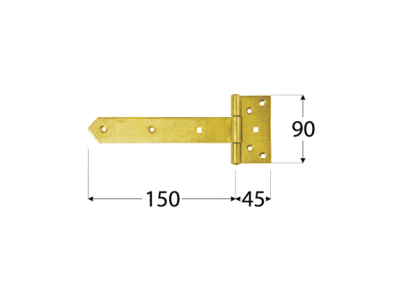 Панта ZB 150х45х90х3.0mm