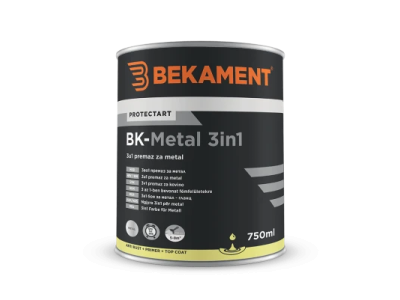 Bekament BK-Metal RAL 7038 Боя за метал-гланц 3 в 1 0.750ml