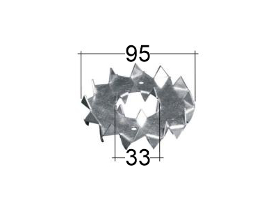 Stud assembly for beams PZD4 95/33