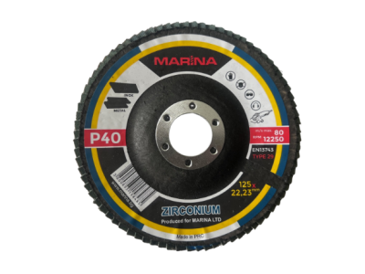 Flap disc Marina 125x22.2 Zirconium