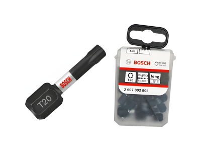 Накрайници Bosch Т20 1/4х25mm 2607002805