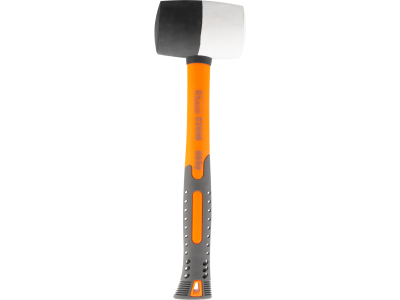 Rubber hammer with fiberglass handle 665g Richmann C2606