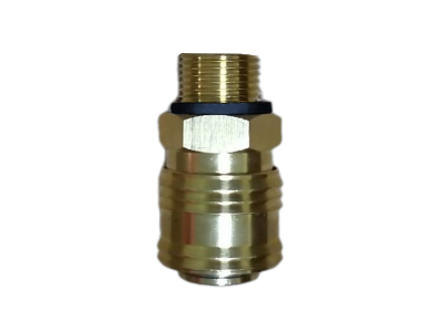 Pneumatic quick connection / coupling / - thread / male