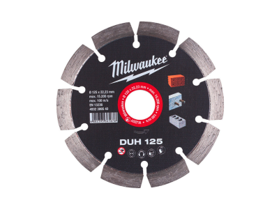 Диамантен диск DUH 125mm - тухла, бетон Milwaukee