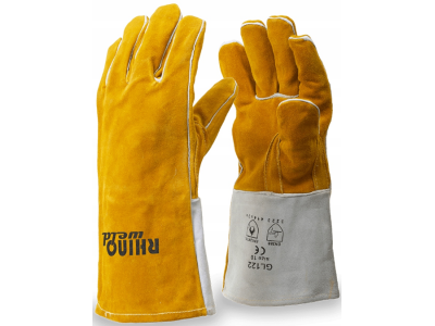 Heavy Duty Calf Leather Welding Gloves, Mr. L Rhinoweld GL122-712-001-010