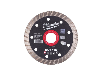 Диамантен диск DUT 125mm - строителни материали Milwaukee